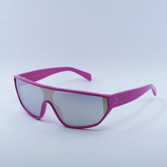 NEW CELINE CL40195I 75C PINK SILVER SUNGLASSES - Picture 1 of 10